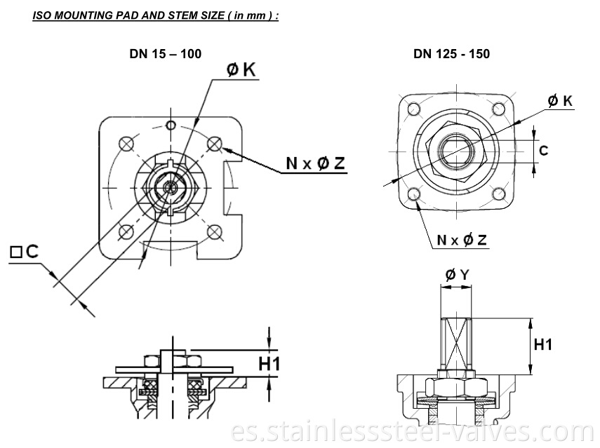 stainless steel wafer ball valve